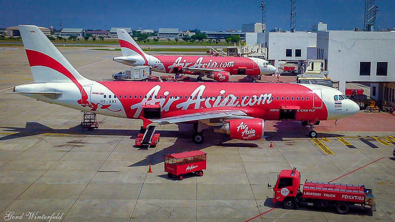 Air Aisia von Pattaya nach Phuket