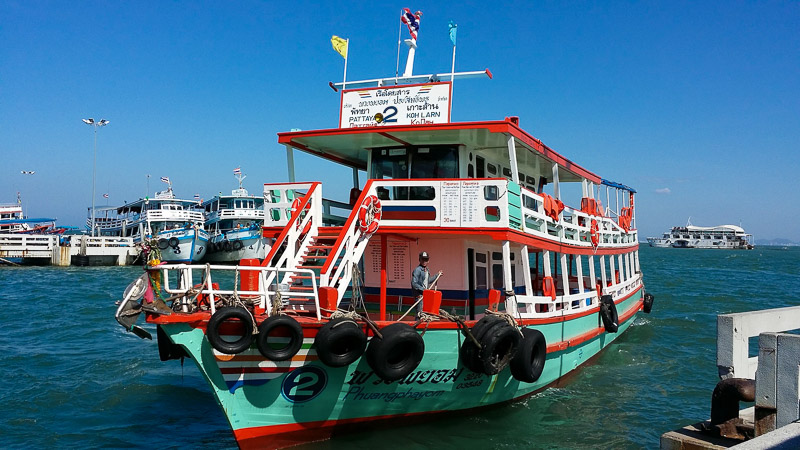 Ausflugsboot in Pattaya