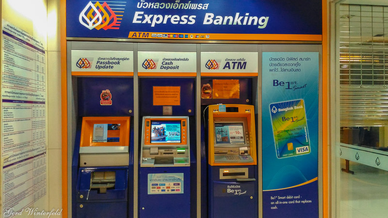 Geldautomaten (ATM) in Thailand