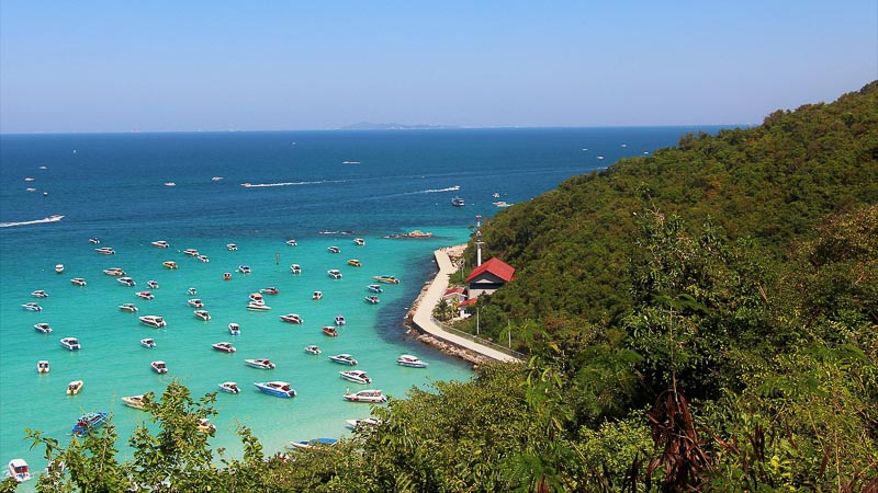 Strand auf Koh Larn, Pattaya