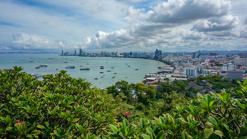 Aussicht vom Pratumnak Hill, Pattaya